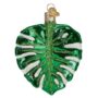 Monstera Leaf Glass Ornament – Old World Christmas